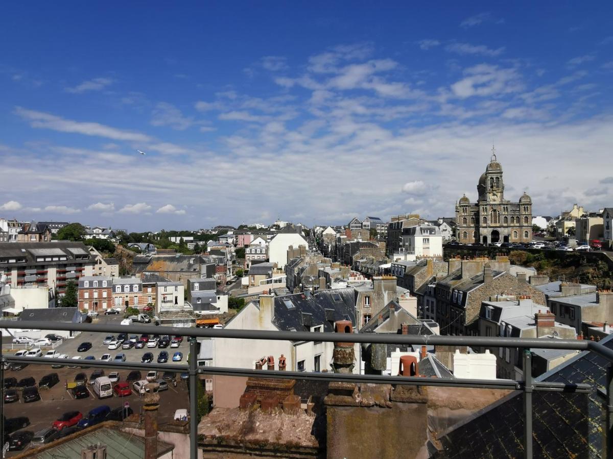 Le Balcon Des Vents Lägenhet Granville Exteriör bild