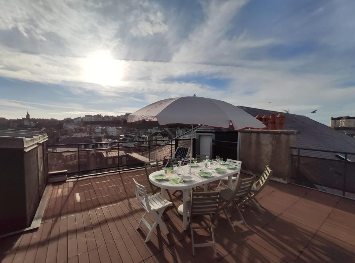 Le Balcon Des Vents Lägenhet Granville Exteriör bild